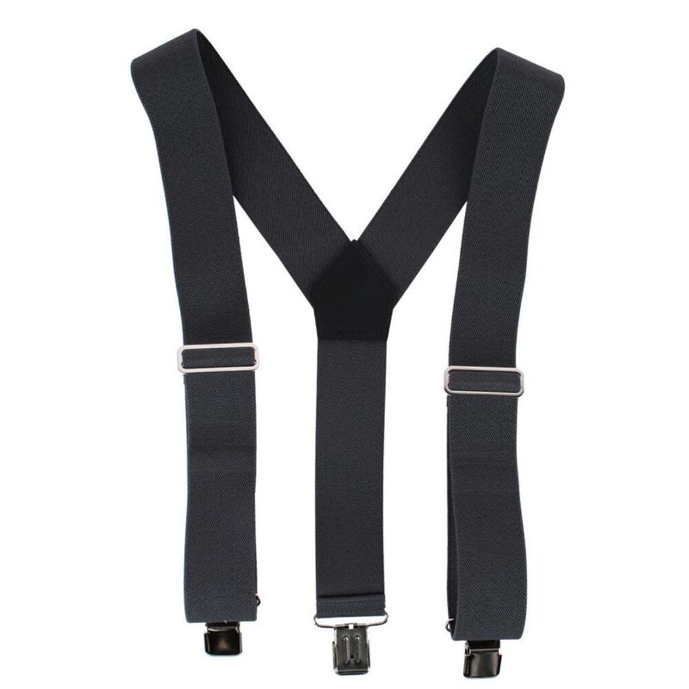 Welch Men's 2 Inch Elastic Y-Back Clip End Suspenders